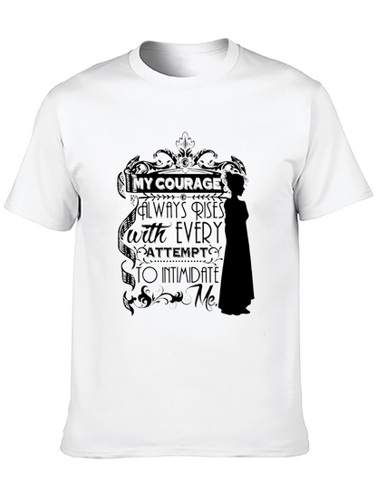 Courage Statement Black T-Shirt