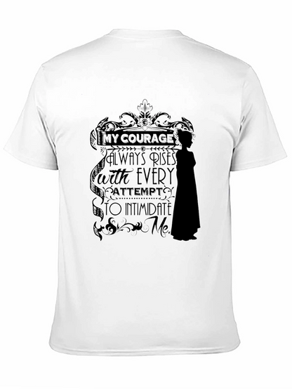 Courage Statement Black T-Shirt