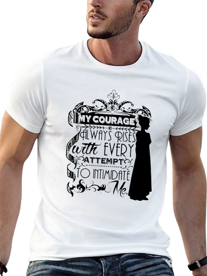 Courage Statement Black T-Shirt
