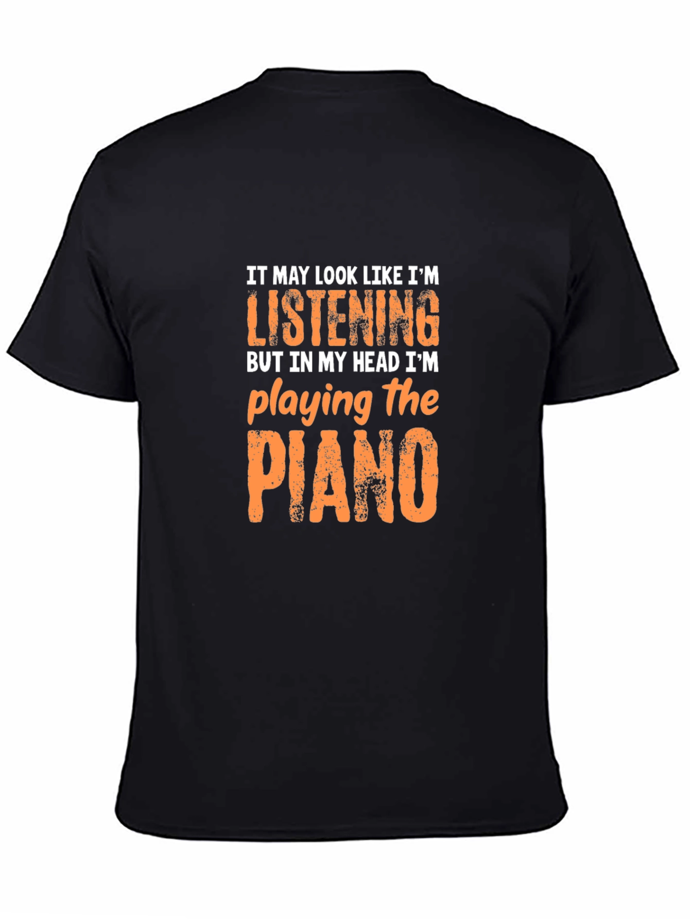 Piano Player T-Shirt - Head in the Music