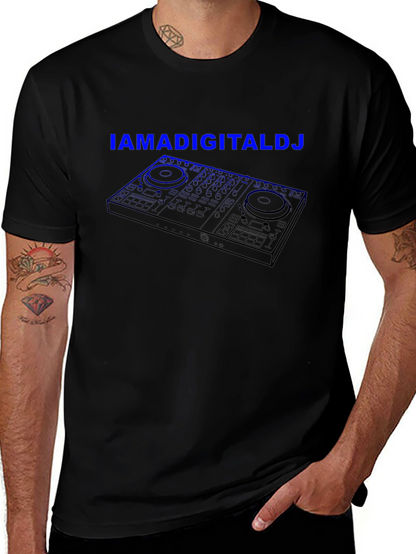 I Am A Digital DJ T-Shirt Black