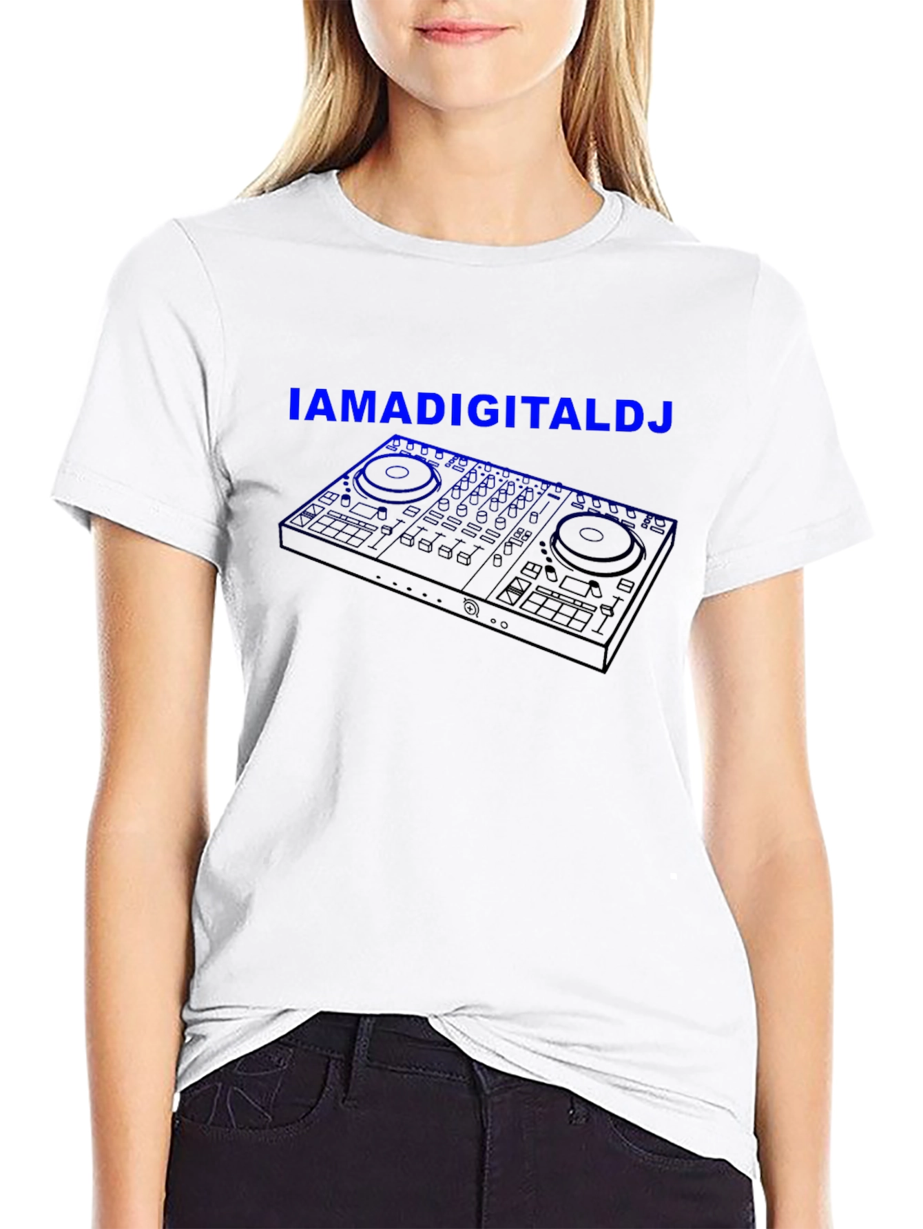 I Am A Digital DJ T-Shirt Black