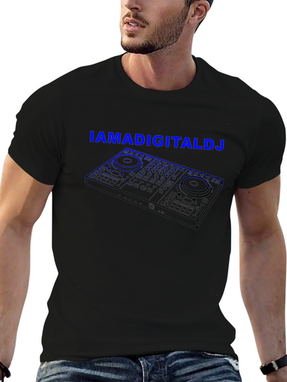 I Am A Digital DJ T-Shirt Black