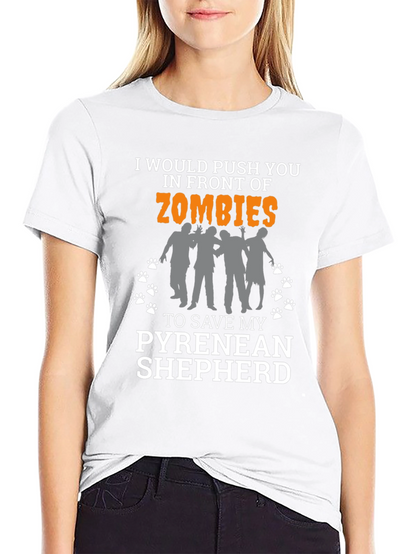 Zombie Pyrenean Shepherd Tee