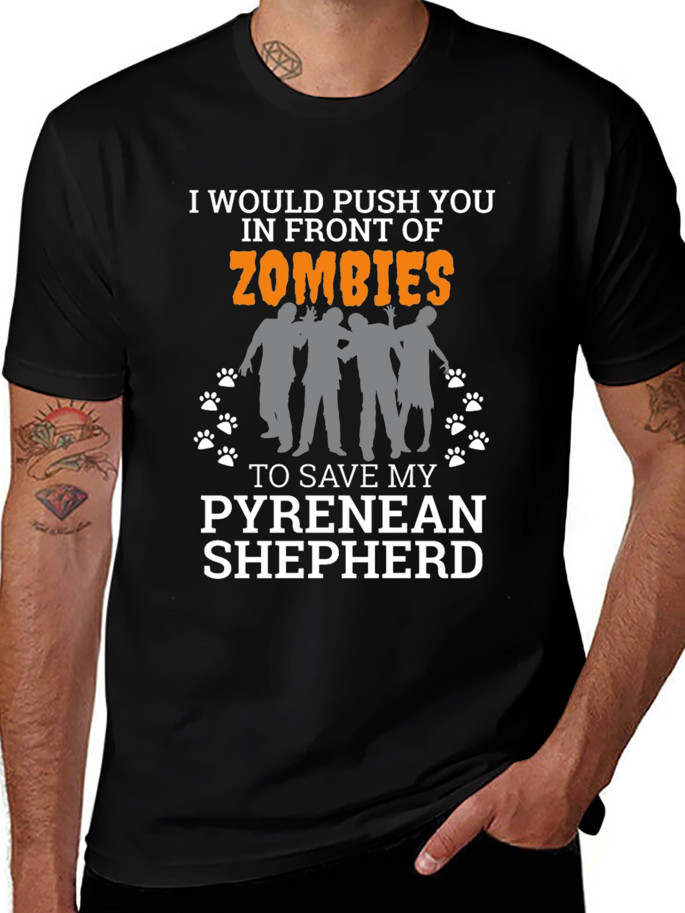 Zombie Pyrenean Shepherd Tee