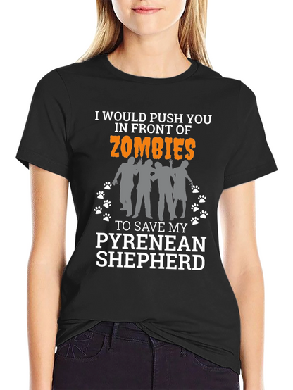 Zombie Pyrenean Shepherd Tee