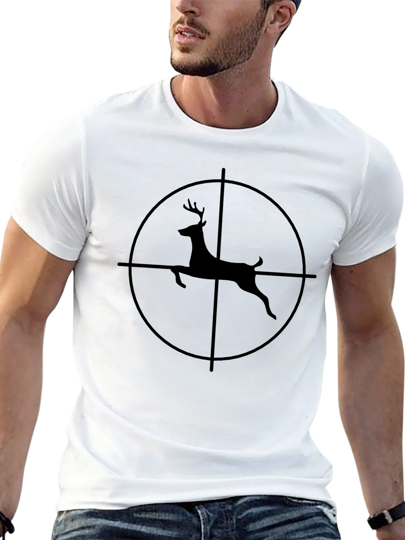 Deer Target T-Shirt - Hunting Graphic Tee