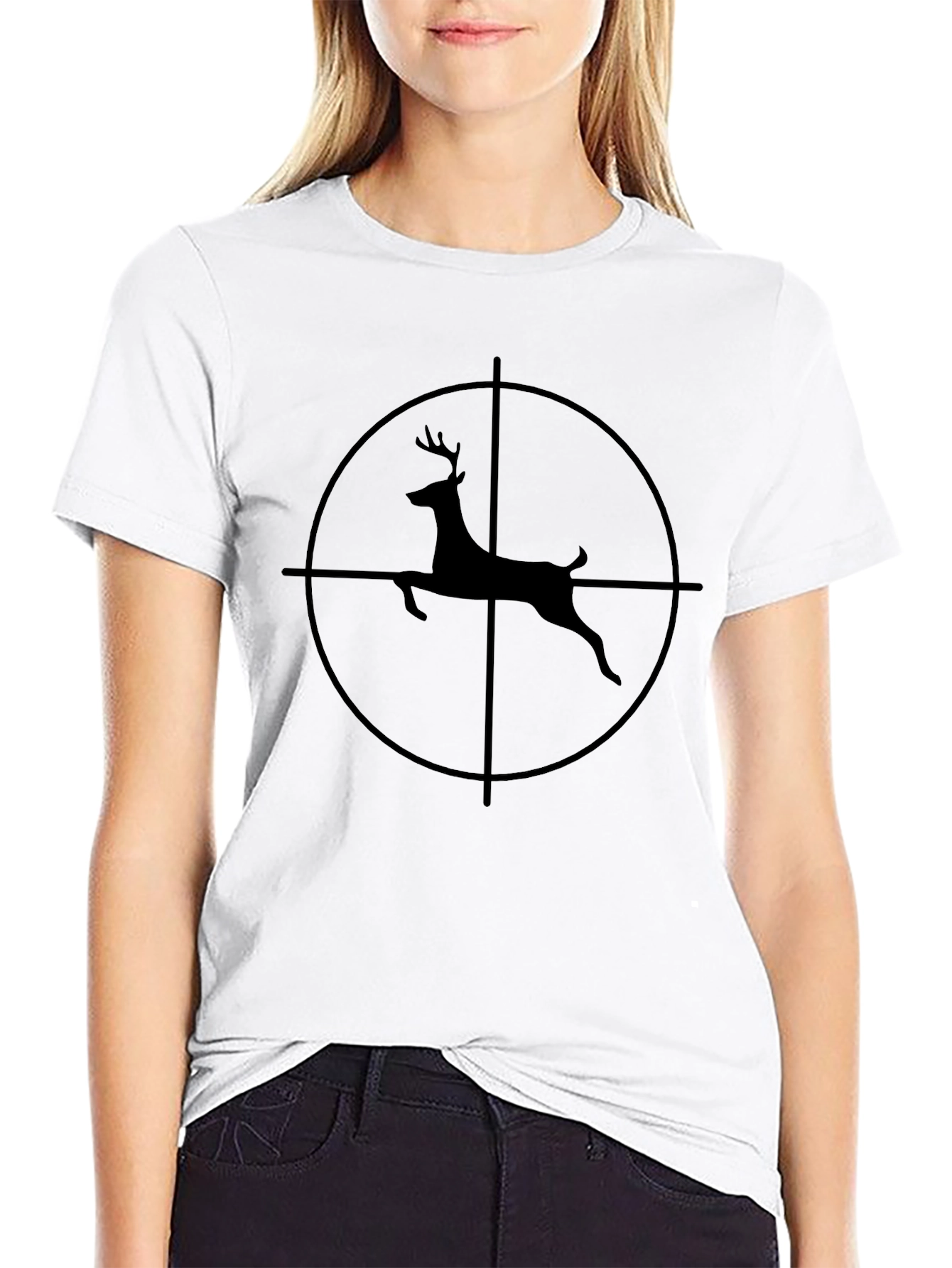Deer Target T-Shirt - Hunting Graphic Tee