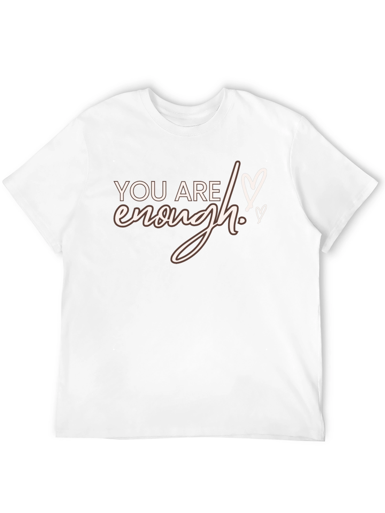 You Are Enough Graphic Tee - Black