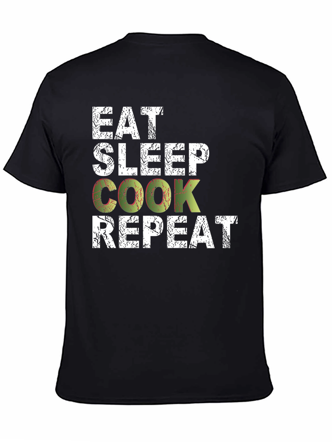 Eat Sleep Cook Repeat Graphic T-Shirt