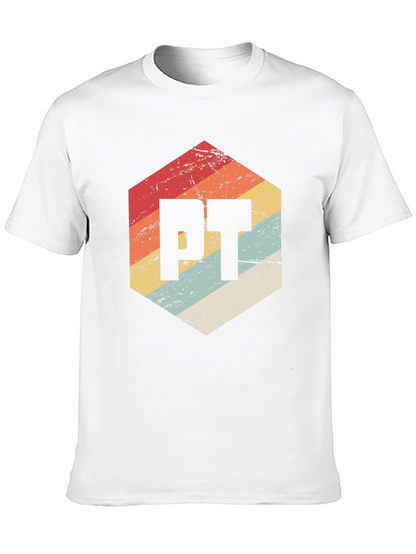Retro PT Hexagon Black T-Shirt