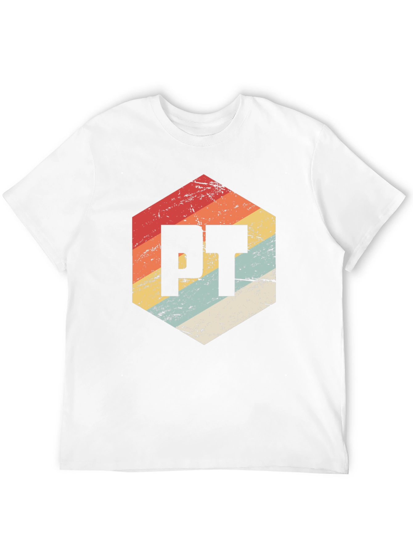 Retro PT Hexagon Black T-Shirt