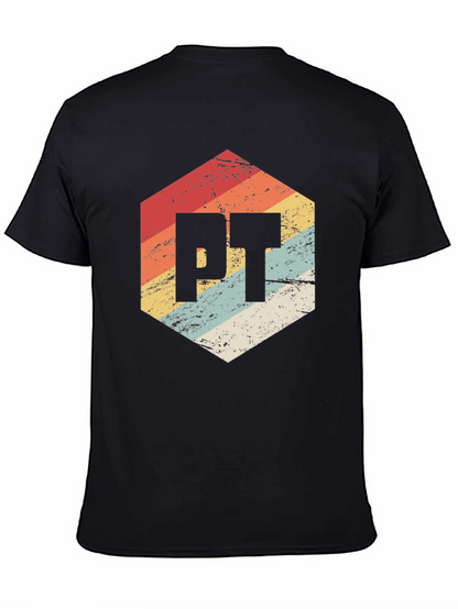 Retro PT Hexagon Black T-Shirt
