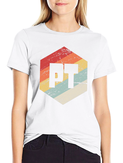Retro PT Hexagon Black T-Shirt