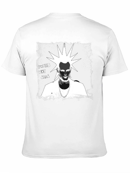 Punks Not Dead Graphic Tee - Black Cotton T-Shirt