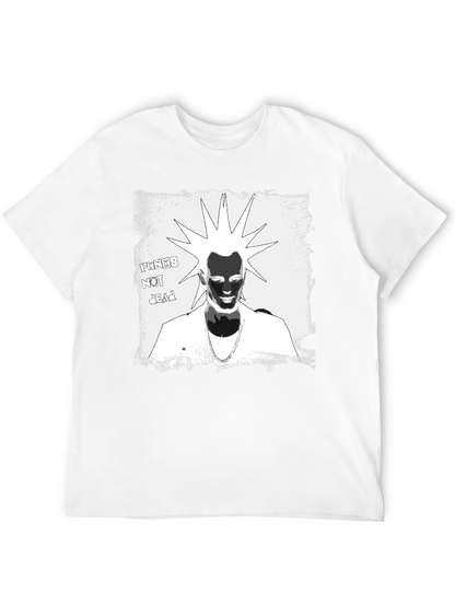 Punks Not Dead Graphic Tee - Black Cotton T-Shirt