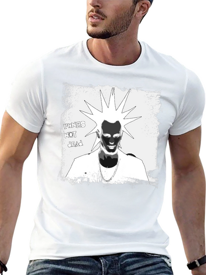 Punks Not Dead Graphic Tee - Black Cotton T-Shirt
