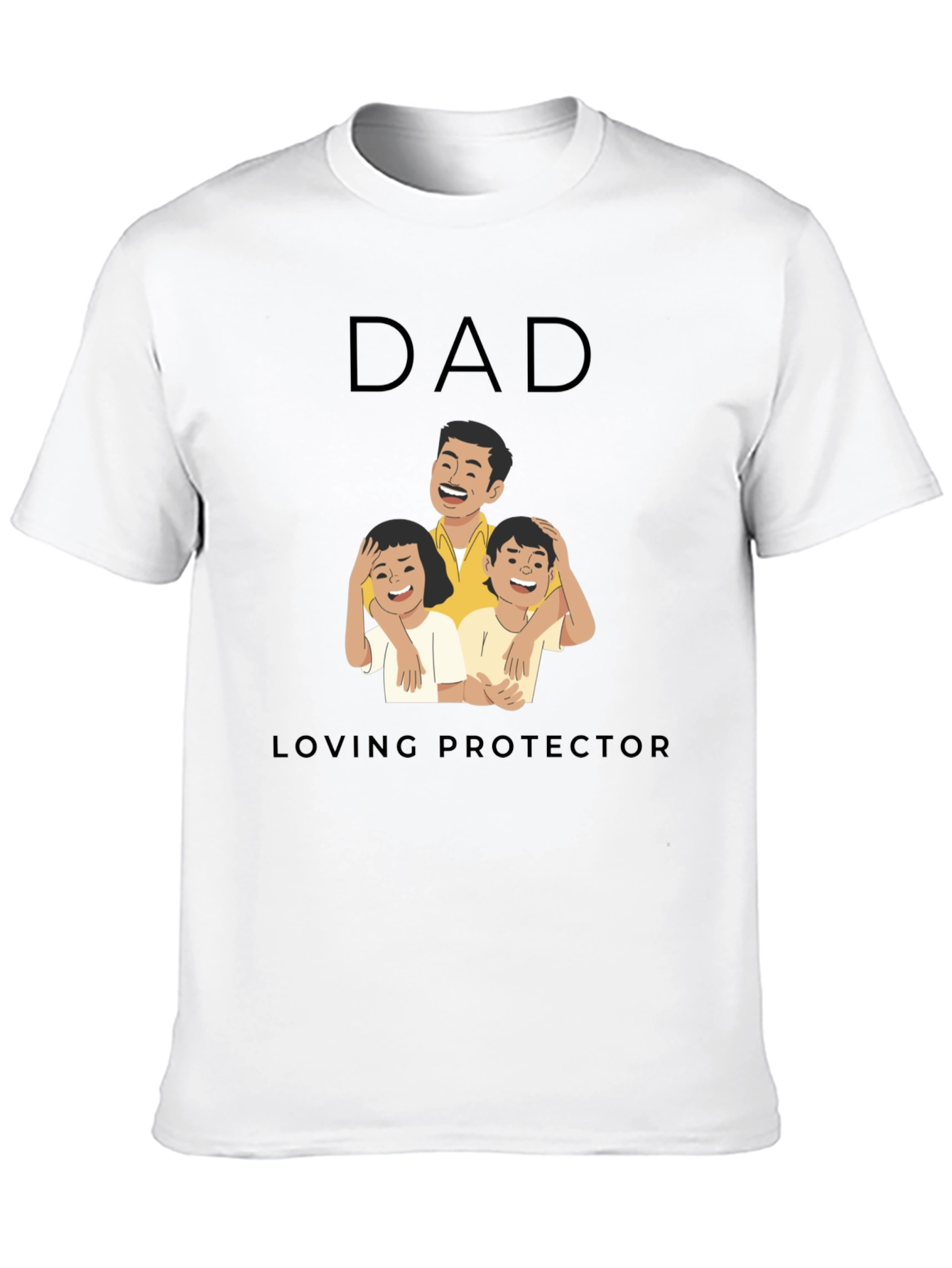 Dad Loving Protector Graphic Tee