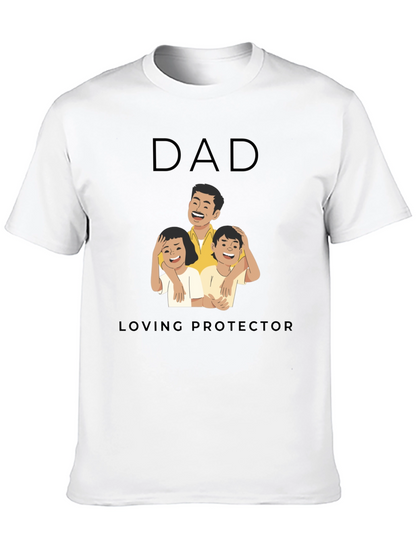 Dad Loving Protector Graphic Tee