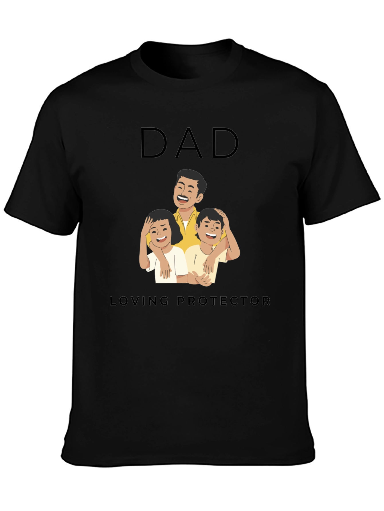 Dad Loving Protector Graphic Tee
