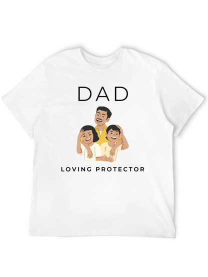 Dad Loving Protector Graphic Tee