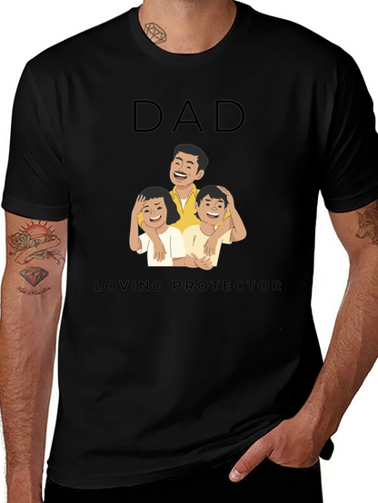 Dad Loving Protector Graphic Tee