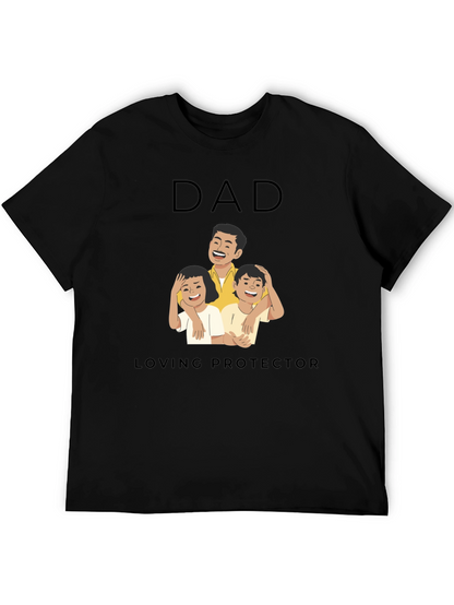 Dad Loving Protector Graphic Tee