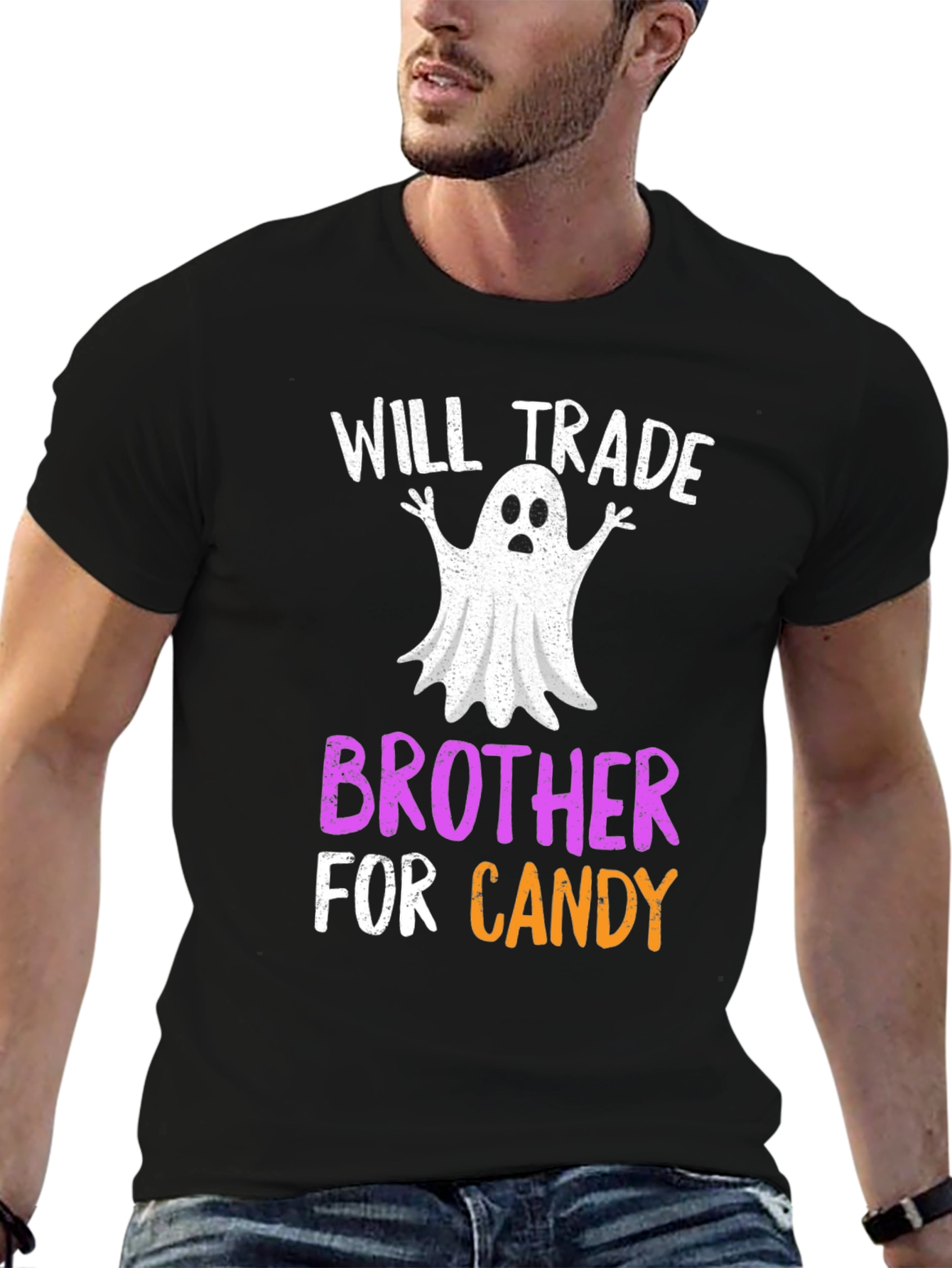 Will Trade Brother for Candy - Halloween T-Shirt