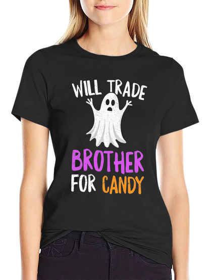 Will Trade Brother for Candy - Halloween T-Shirt