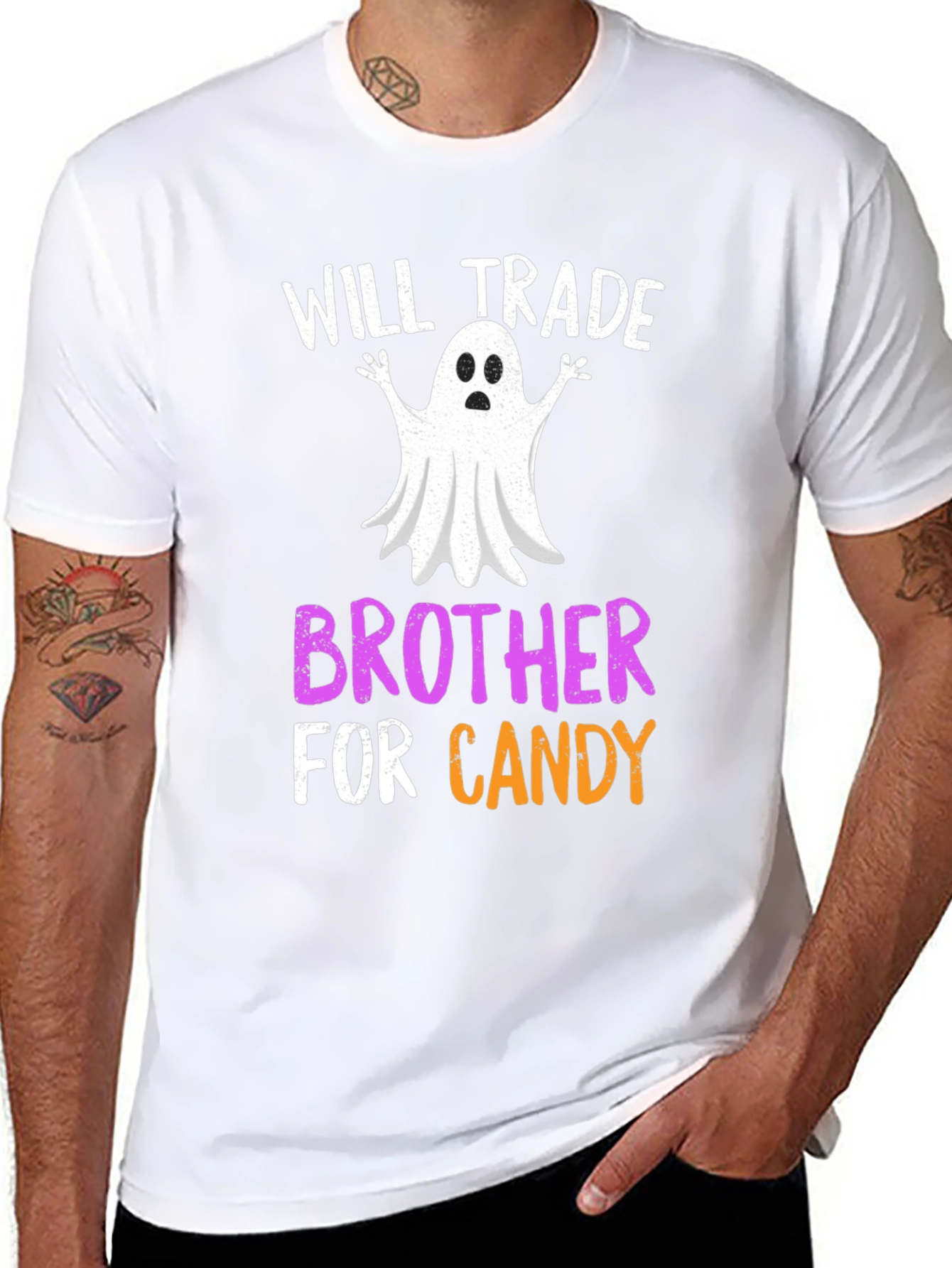 Will Trade Brother for Candy - Halloween T-Shirt