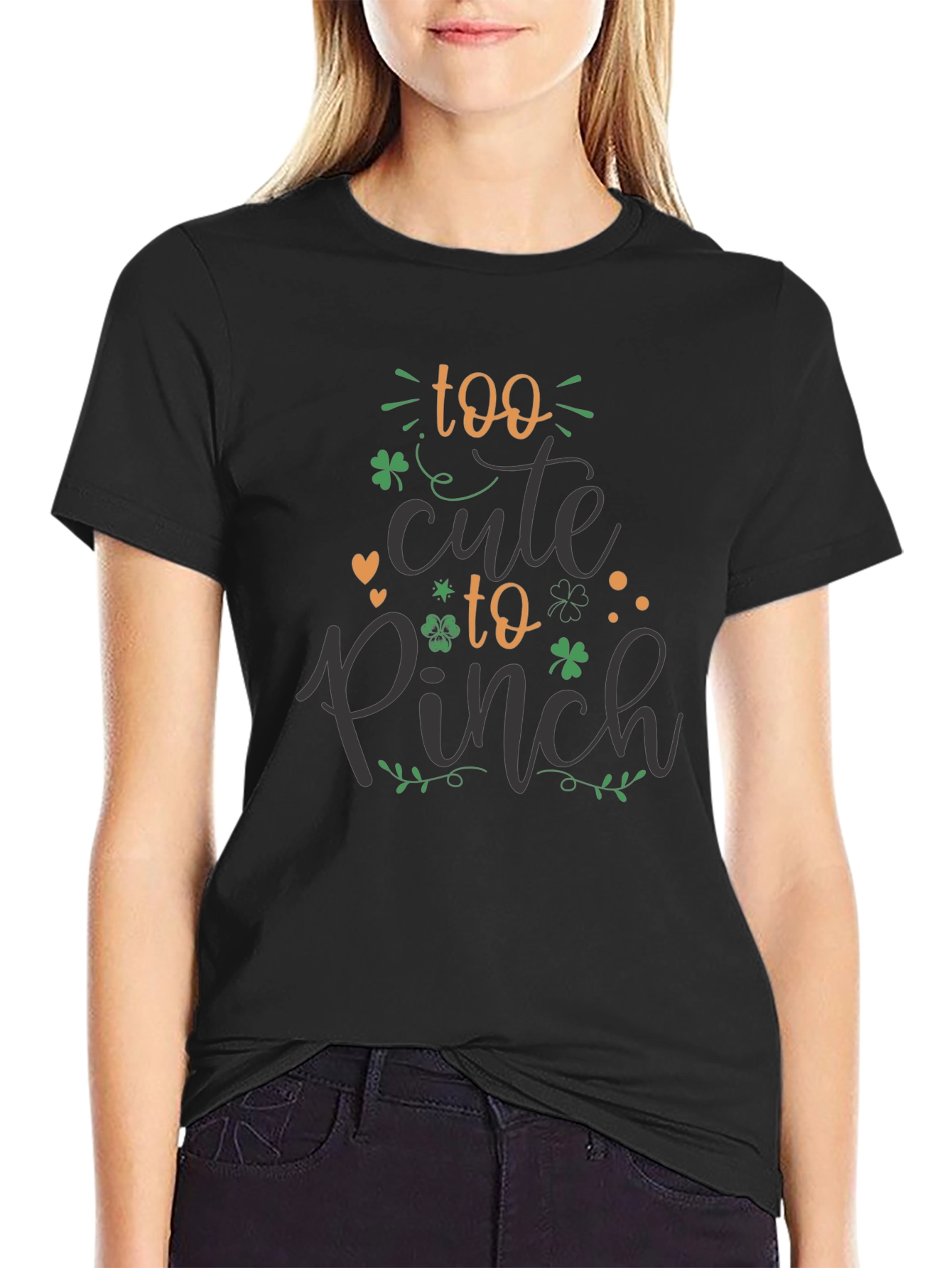 St. Patricks Day T-Shirt: Too Cute to Pinch