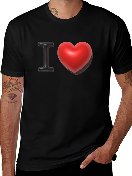 I Heart Graphic Tee - Classic Black T-Shirt