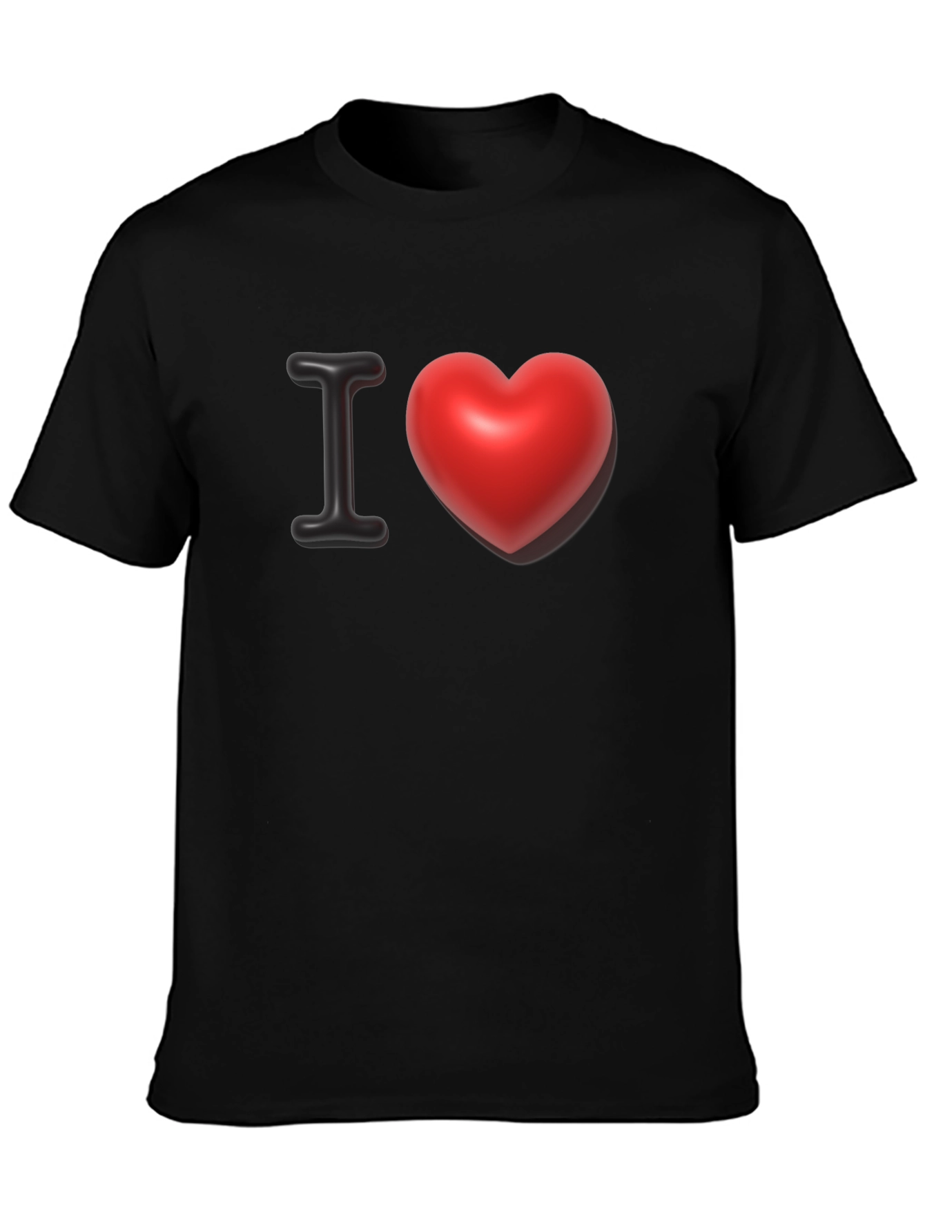 I Heart Graphic Tee - Classic Black T-Shirt