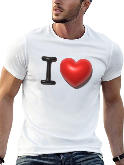 I Heart Graphic Tee - Classic Black T-Shirt
