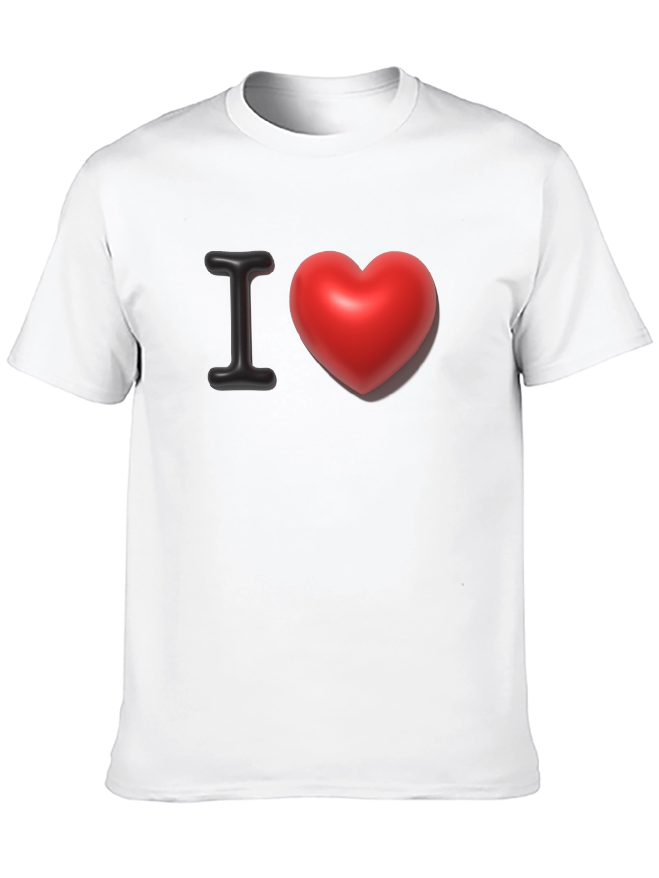 I Heart Graphic Tee - Classic Black T-Shirt