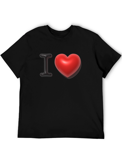 I Heart Graphic Tee - Classic Black T-Shirt