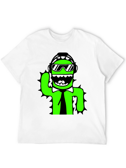 Cool Cactus Graphic Tee - Black