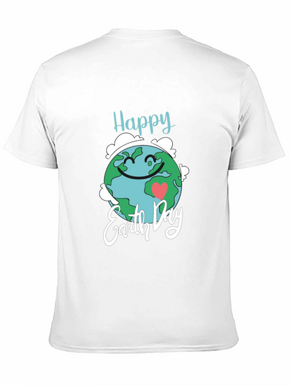Happy Earth Day Black T-Shirt
