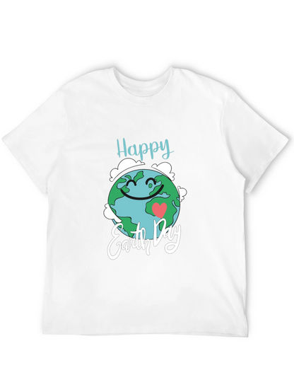 Happy Earth Day Black T-Shirt