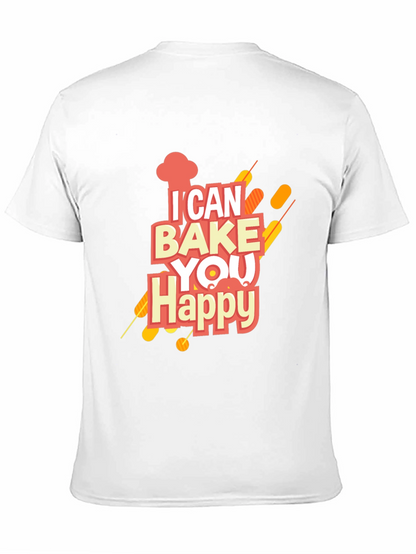 I Can Bake You Happy Graphic Tee - Black