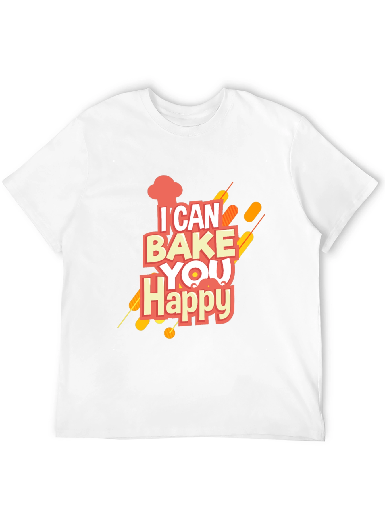 I Can Bake You Happy Graphic Tee - Black