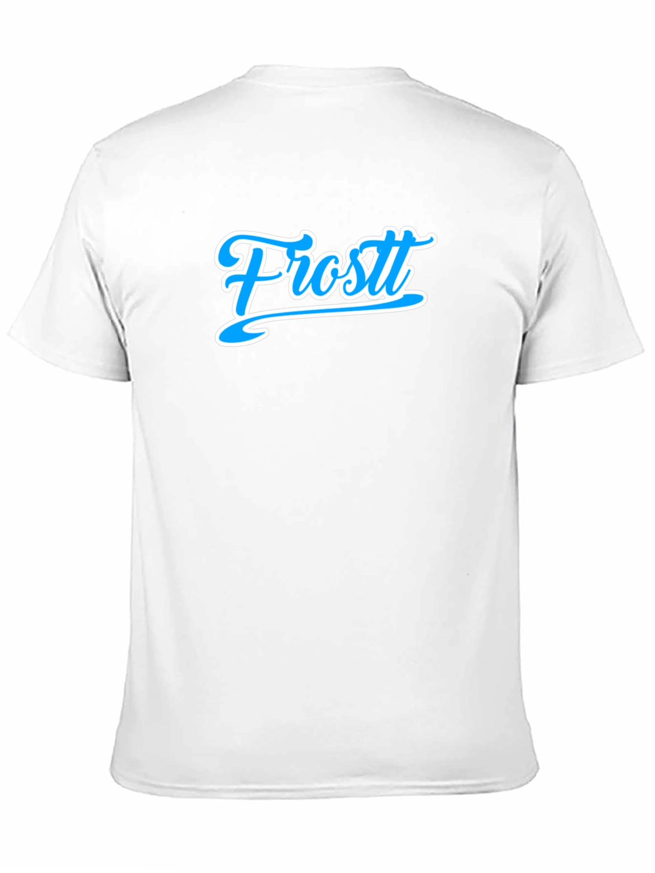 Black T-Shirt with Frost Logo - Casual Style