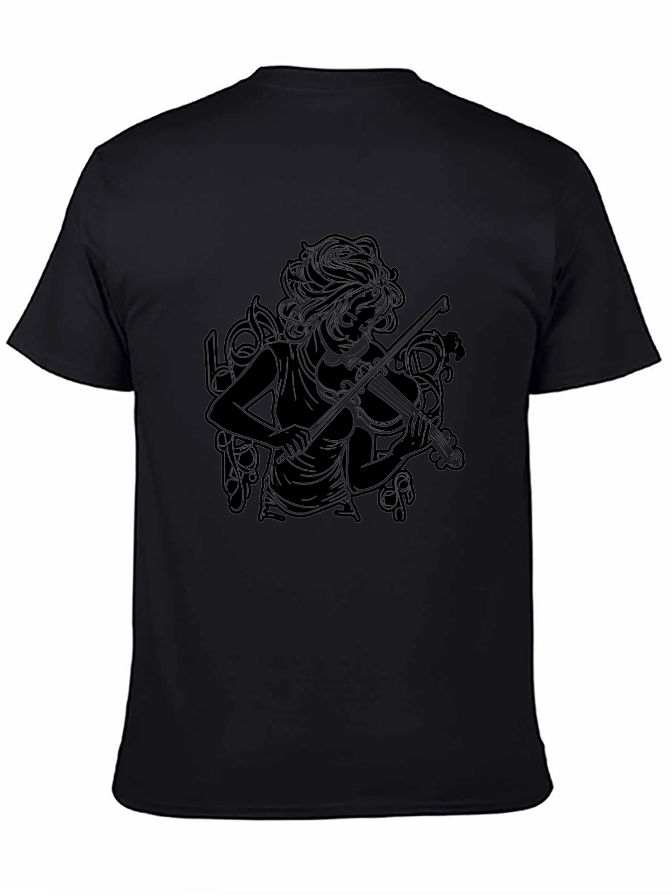 Musician Art Black T-Shirt - Stylish & Unique