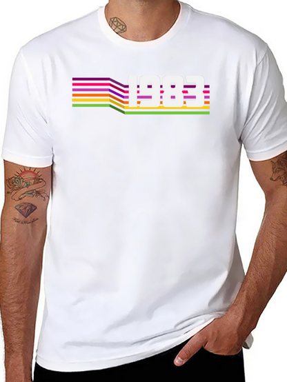 Retro 1983 Graphic Tee - Black
