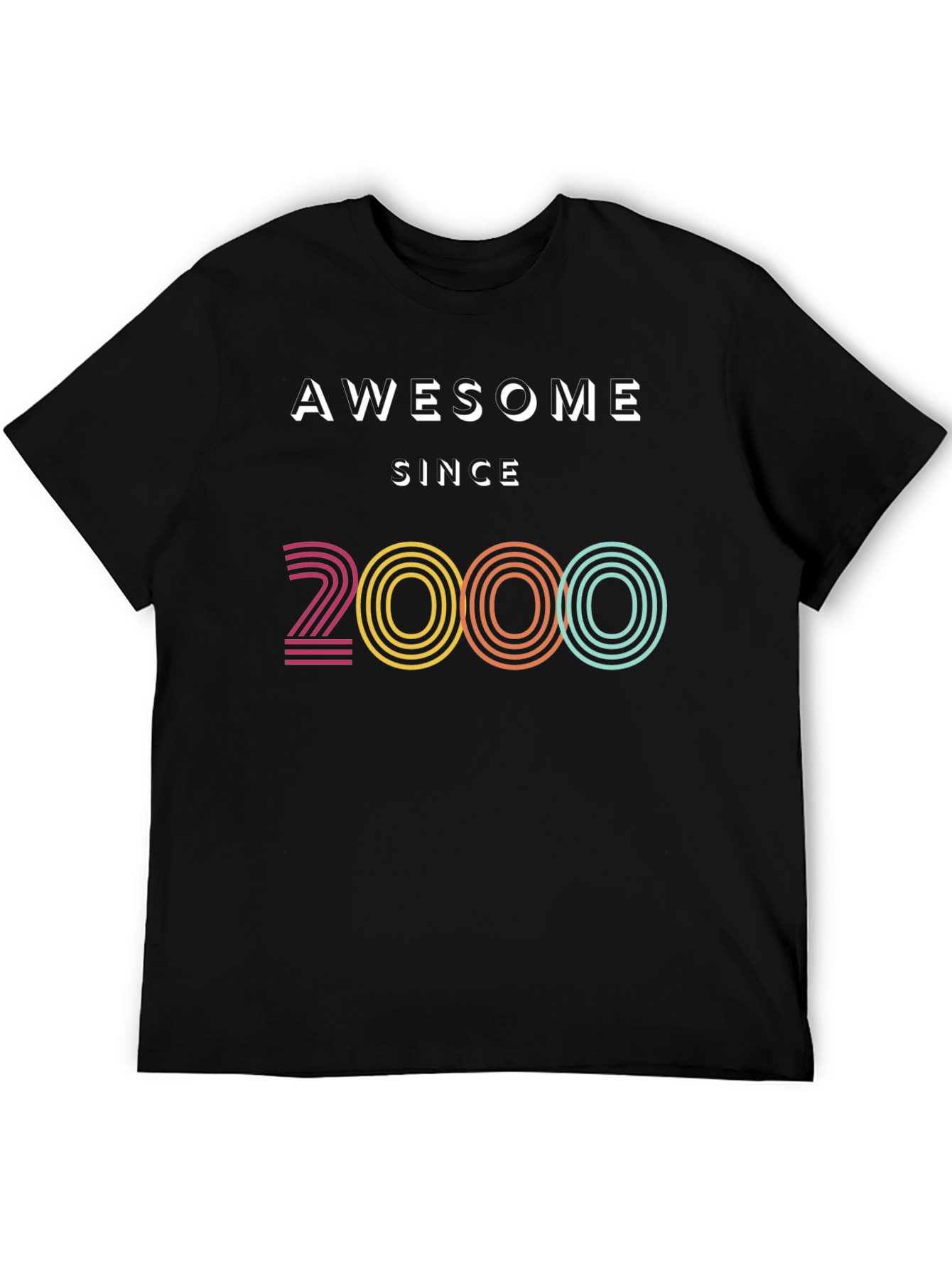 Awesome Since 2000 Black T-Shirt