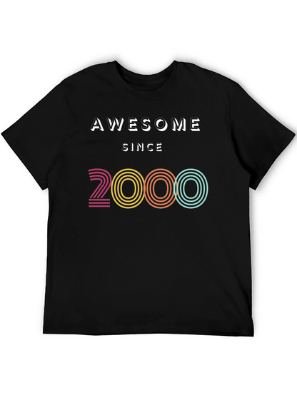 Awesome Since 2000 Black T-Shirt
