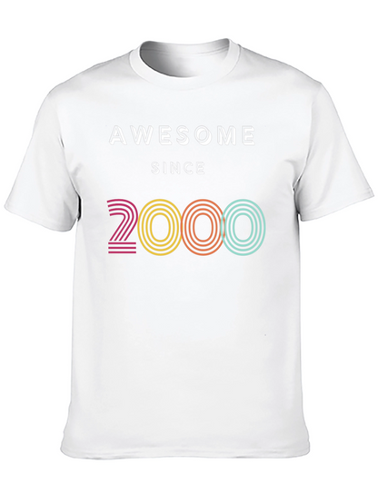 Awesome Since 2000 Black T-Shirt
