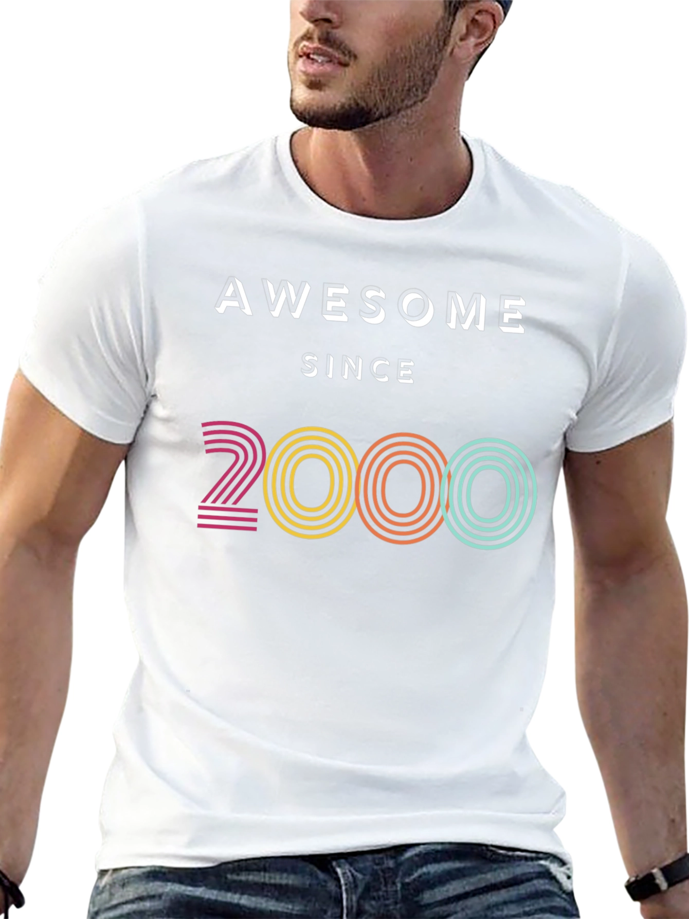 Awesome Since 2000 Black T-Shirt