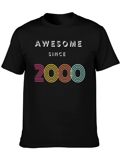 Awesome Since 2000 Black T-Shirt