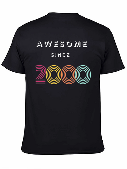 Awesome Since 2000 Black T-Shirt
